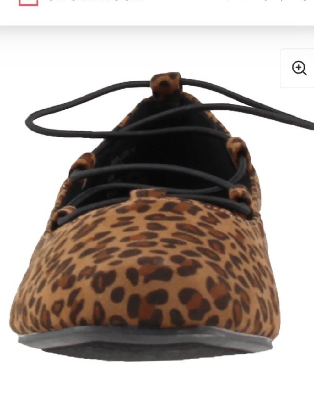 BRAND NEW SEYCHELKES LEOPARD PRINT LACE-UP WOMEN'S FLAT